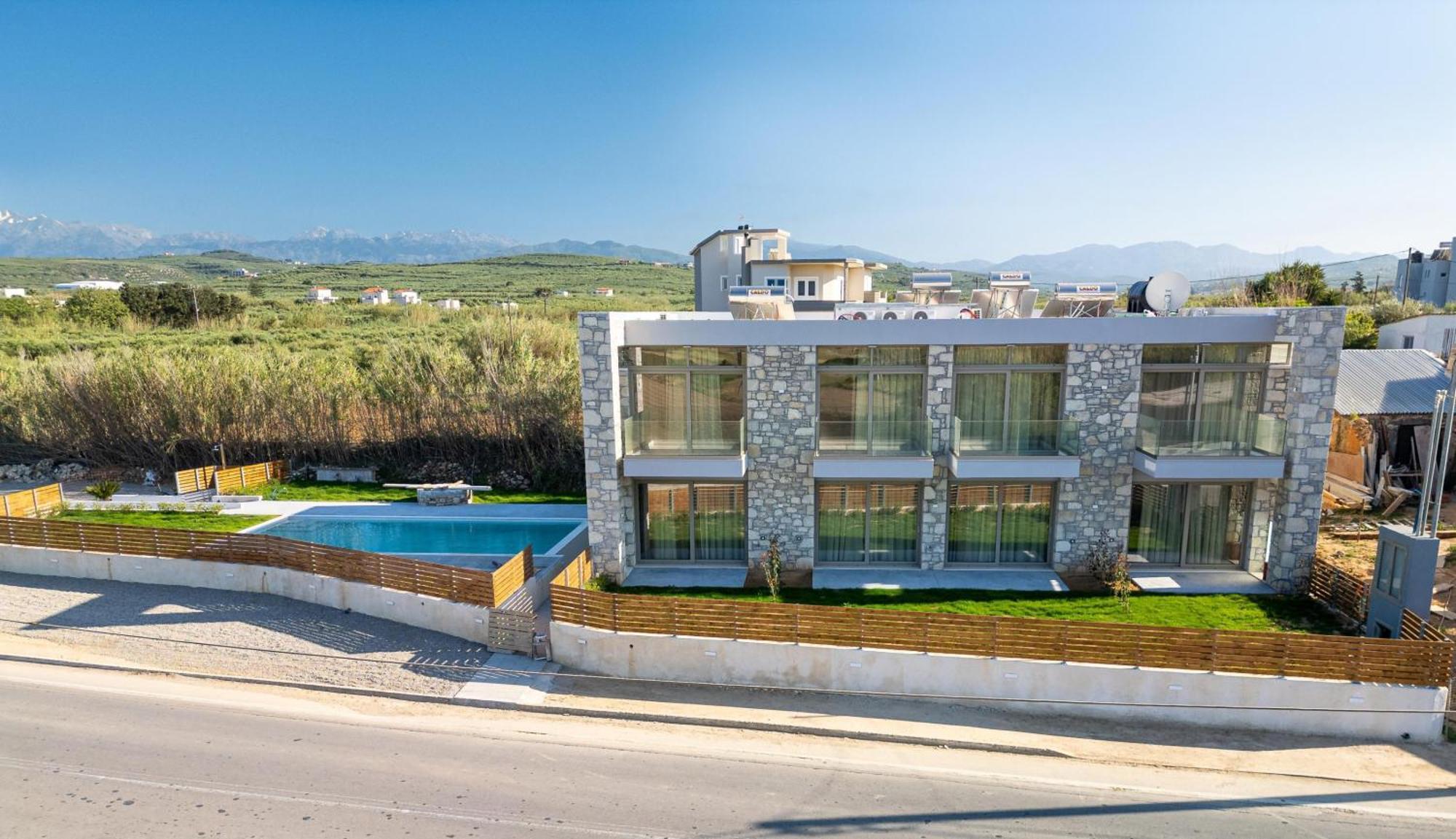 Achatis Apartments With Sea View Kolimvárion Luaran gambar