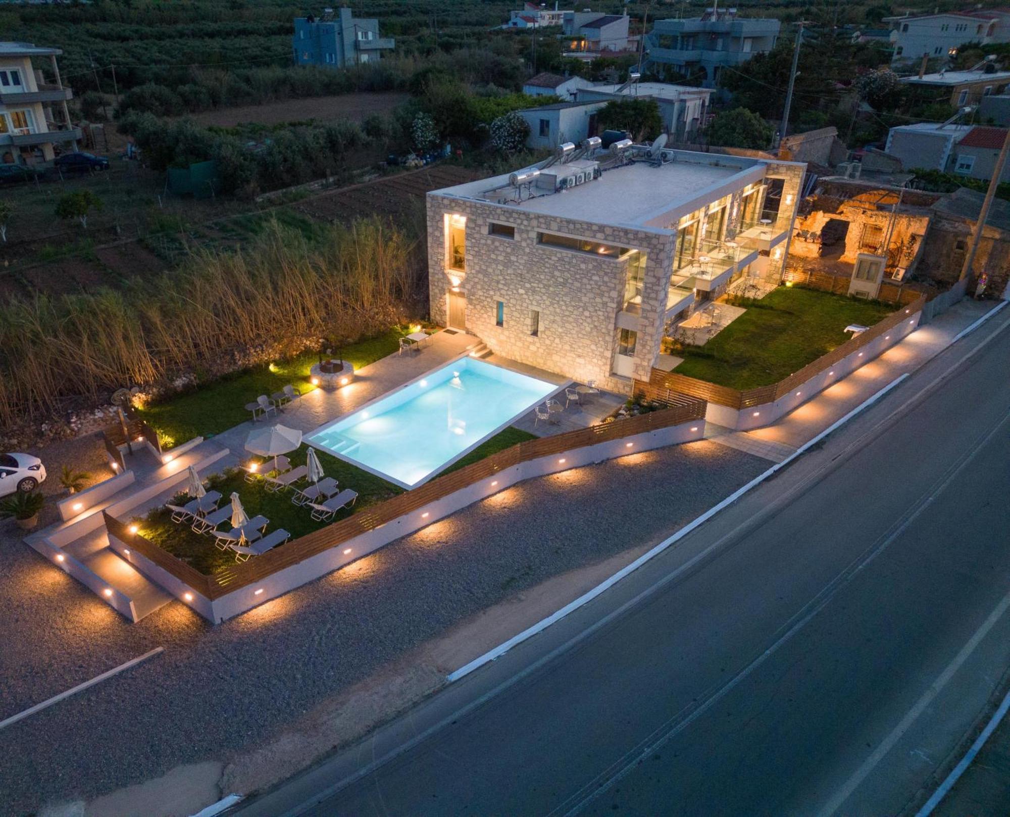 Achatis Apartments With Sea View Kolimvárion Luaran gambar